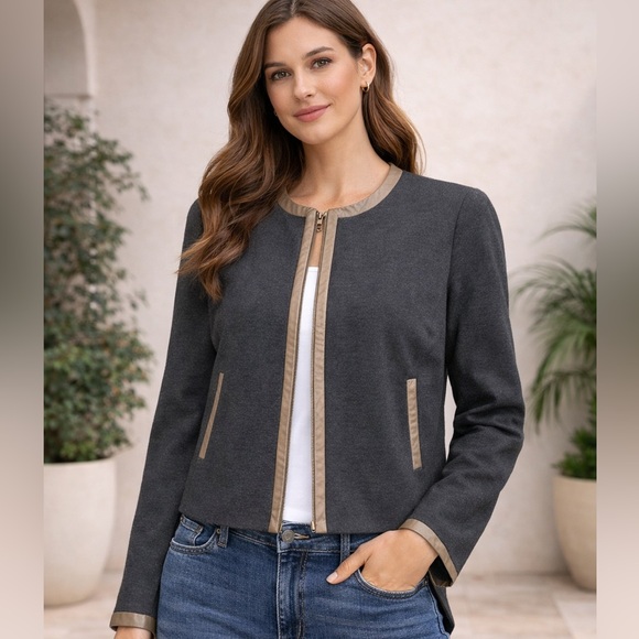 Cassis Jackets & Blazers - Cassis Zip Up Blazer